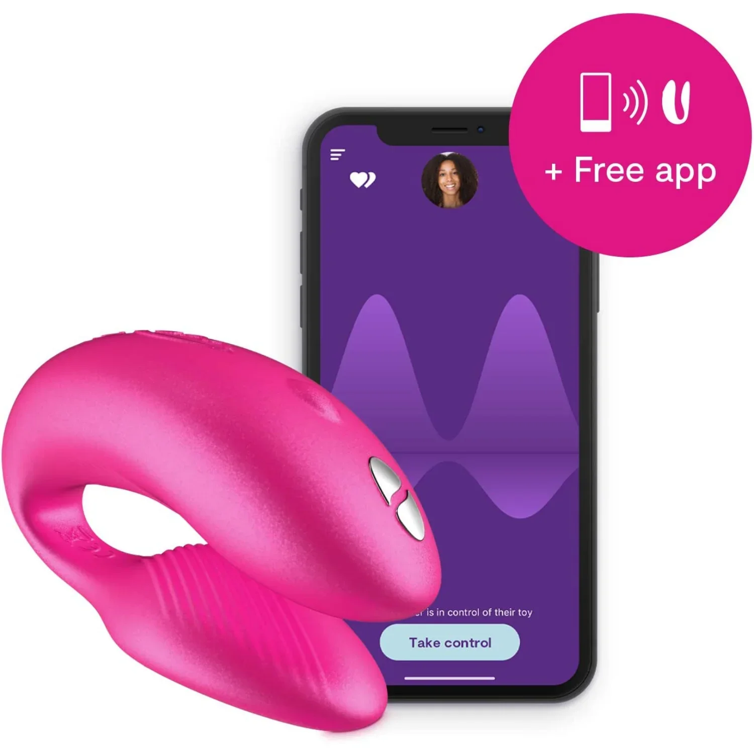 We-Vibe Chorus Couples Vibrator Remote & App Controlled Wearable Vibrating Smart Sex Toy U-Shaped G Spot Vibrator