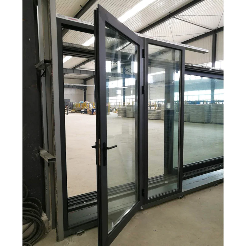 Doorwin Factory Direct Thermal Break Low-E Powder Coated Black Aluminium Windows Custom Casement Aluminum Window Glass Windows