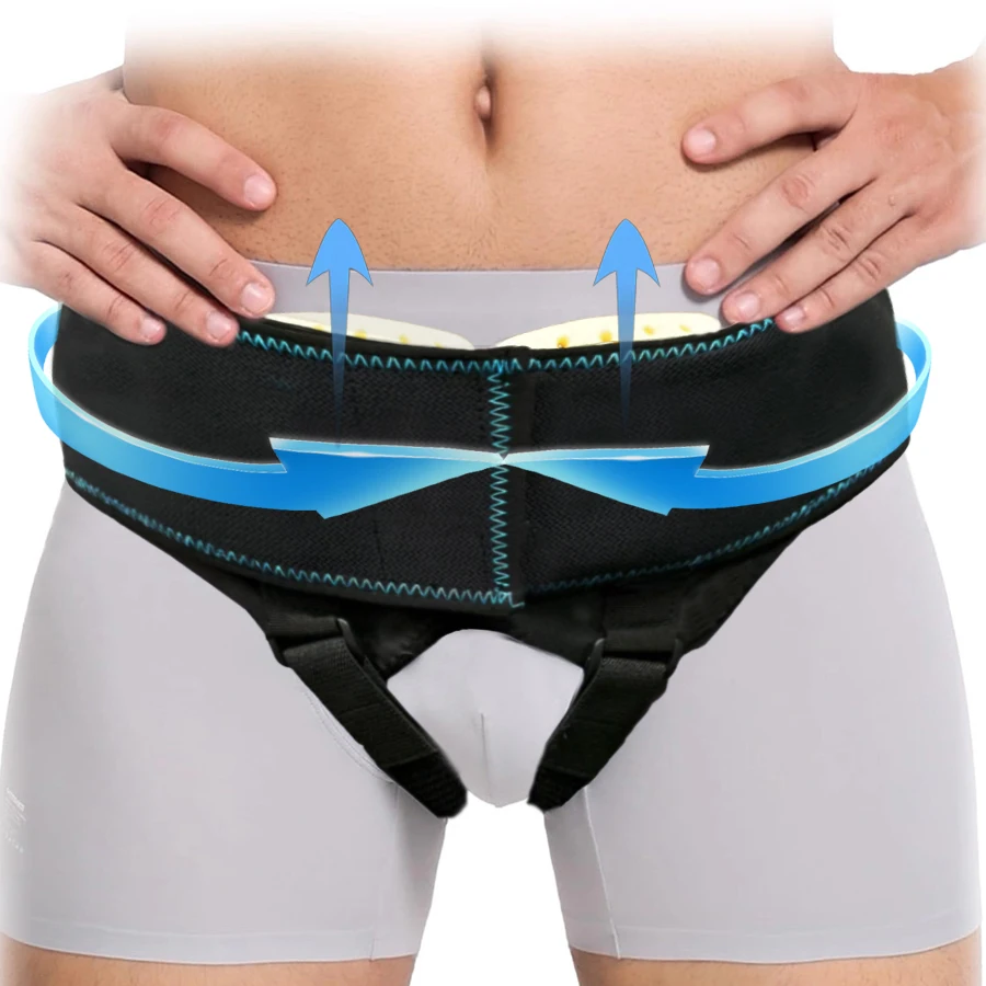 

Inguinal Hernia Belt for Men Adjustable Breathable Hernia Support Brace For Inguinal Or Sports Hernia Brace Pain Relief Recovery