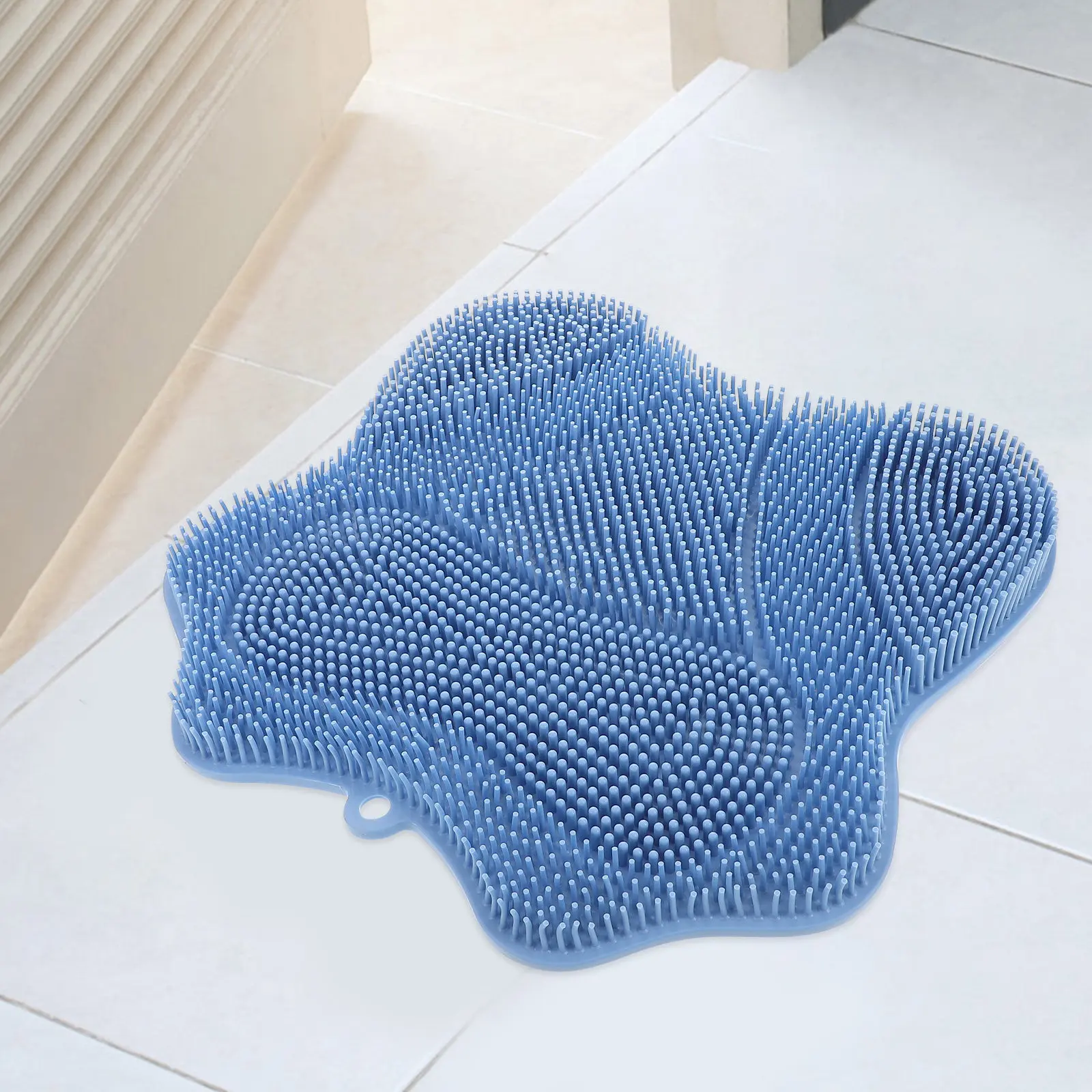

Back Scrubber Silicone Bath Mat Non Slip Multi Functional Shower Foot Scrubber Floor Pad Massage Exfoliating Cleaning Rubber Pad