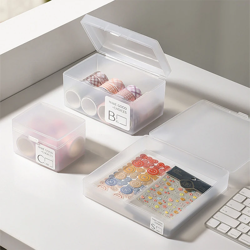 Transparent Plastic Boxes Playing Cards Container PP Storage Case Packing Poker Game Card Box For Board Games Card Organizers