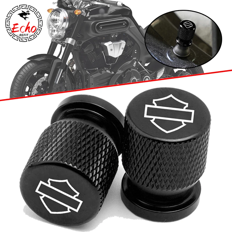 For Harley Davidson PAN1250 X350 500 Pan America ADV 1250 Fat Boy Tyre Valve Cap Motorcycle CNC Wheel Air Port Cover Dust Cover