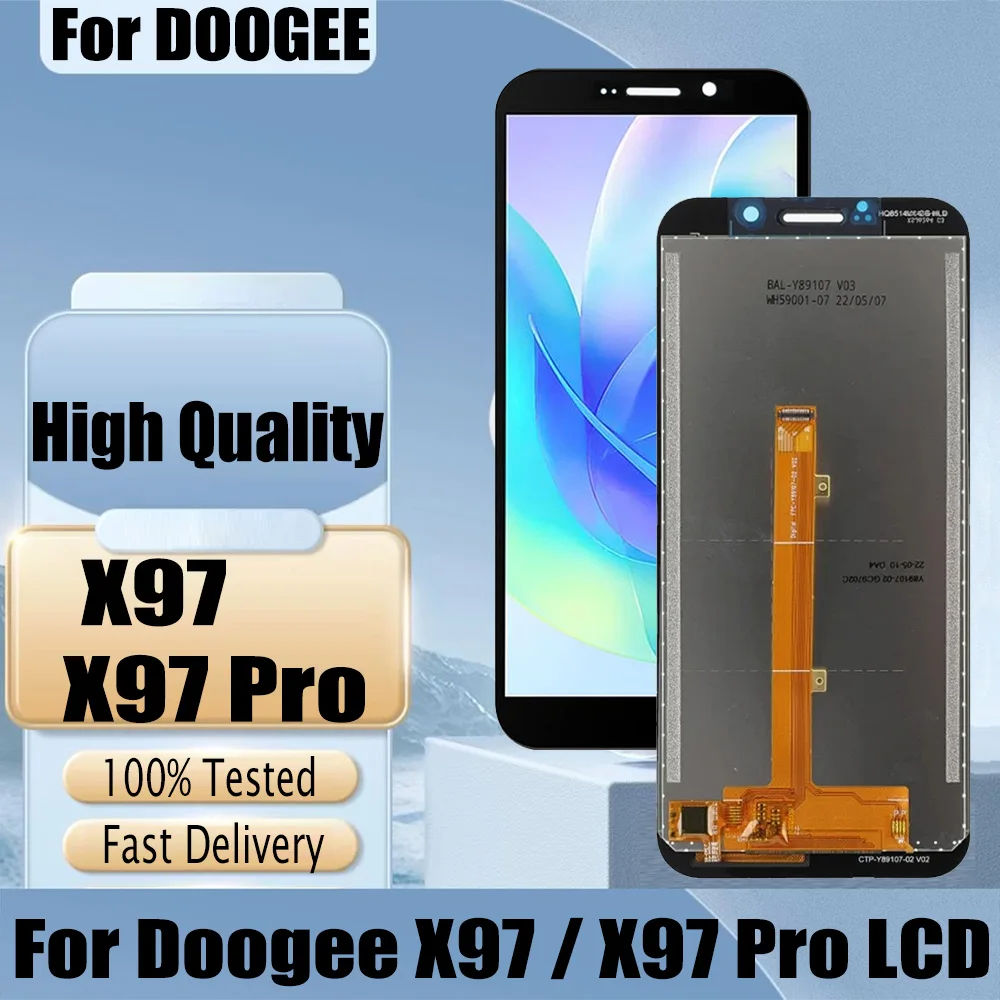 Pantalla LCD de alta calidad para Doogee X97 Pro, pantalla táctil para DOOGEE X97, repuesto de ensamblaje de digitalizador X97pro