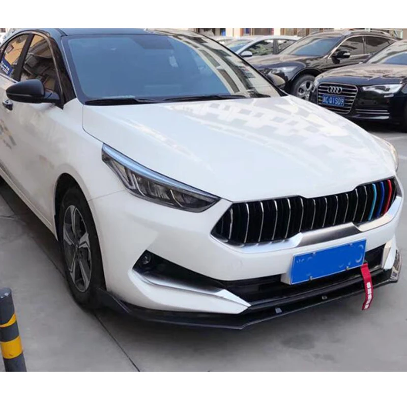 For Kia NEW K3 Cerato CAR Front Bumper Lips Diffuser Anti-Collision Body Kit Decorative Accessories 2019 2020 2021 Year