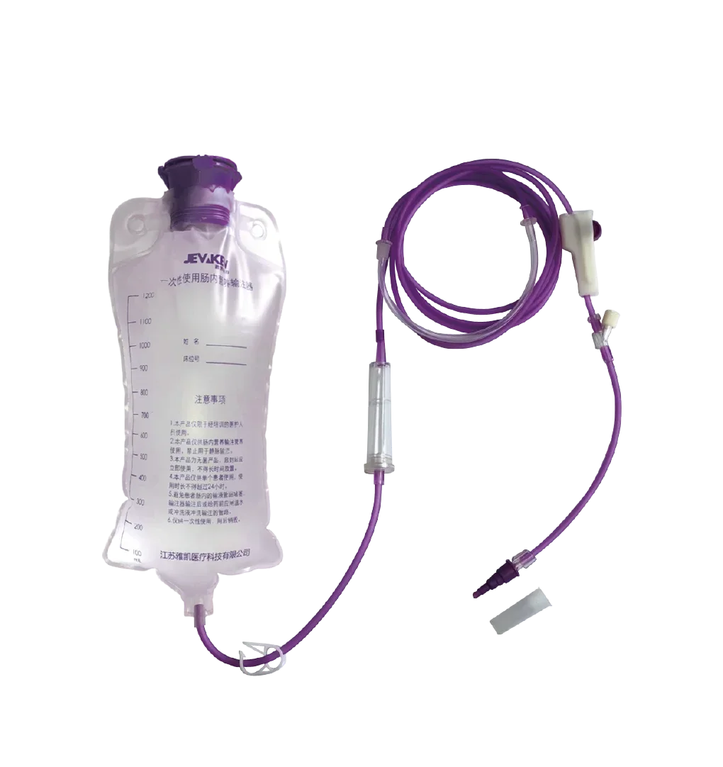 High Quality Body Safe Dual Layer Disposable Enteral Feeding Sets Gastrostomy Stomach Tube Feeding Tubes