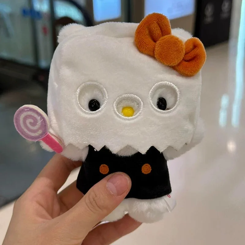 

Хэллоуин Милая маска призрака Головной убор призрака Милый мультяшный Kt Cat Плюшевый кулон Кукла Брелок Хэллоуин Подарочная сумка Декоративный кулон
