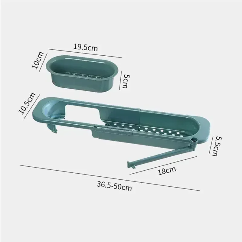 Kitchen Telescopic Sink Shelf Drainer Rack Household Organizer Soap Sponge Holder Towel kitchen items