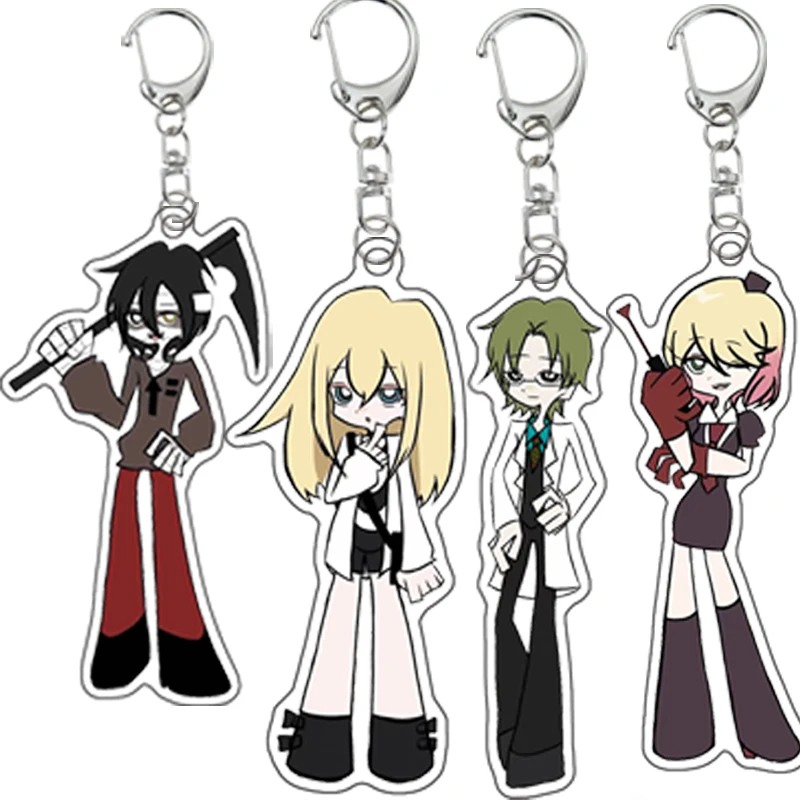 Angels of Death Eddie Rachel Gardner Ray Zack Catherine Acrylic Self-Made Anime Character Series Game Backpack Pendant Key Chain