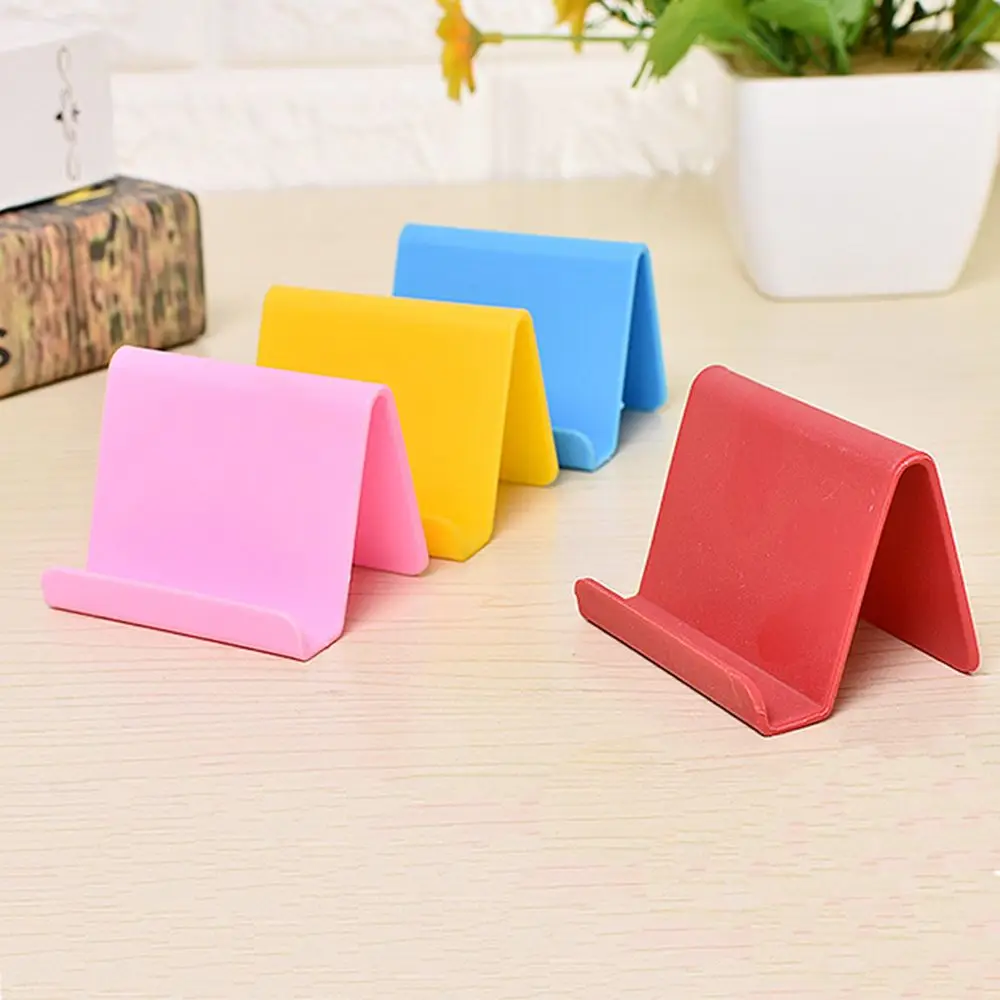 Universal Plastic Smart Phones Table Mini Lazy Bracket Mount Stand for Cell Mobile Phone Tablets Phone Holder