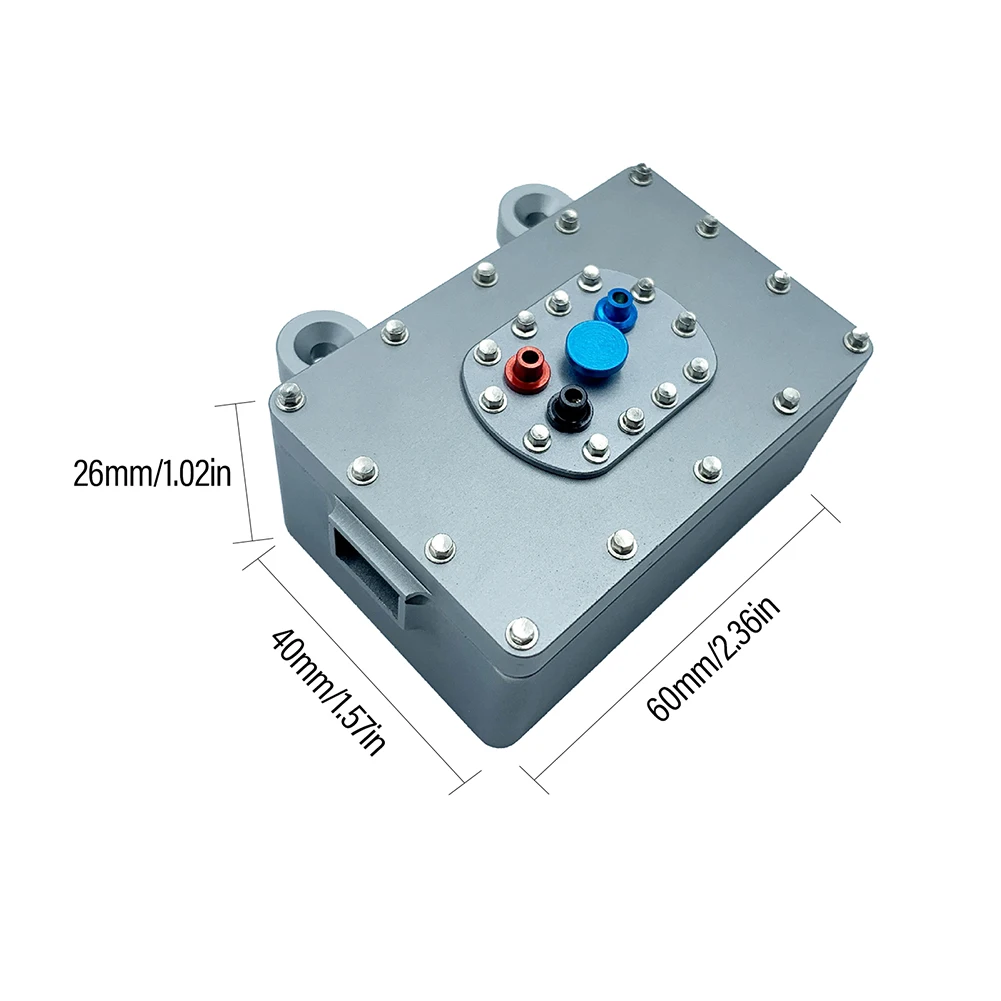 1:10 RC Scale Fuel Cell Box Receiver Box CNC Aluminum for RC4WD Trail Finder II