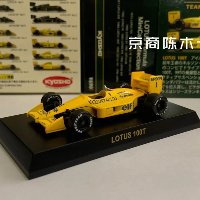 

1/64 KYOSHO Lotus 100T # 1 # 2 1988, коллекция литых под давлением сплавов, модель украшения автомобиля, игрушки