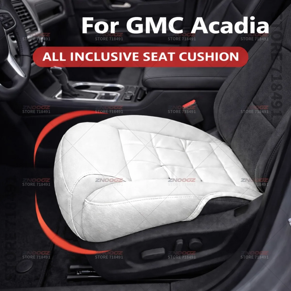 

Подушка-удлинитель для поддержки ног в автомобильном кресле, накладка на сиденье из пены с эффектом памяти, аксессуары для салона GMC Acadia