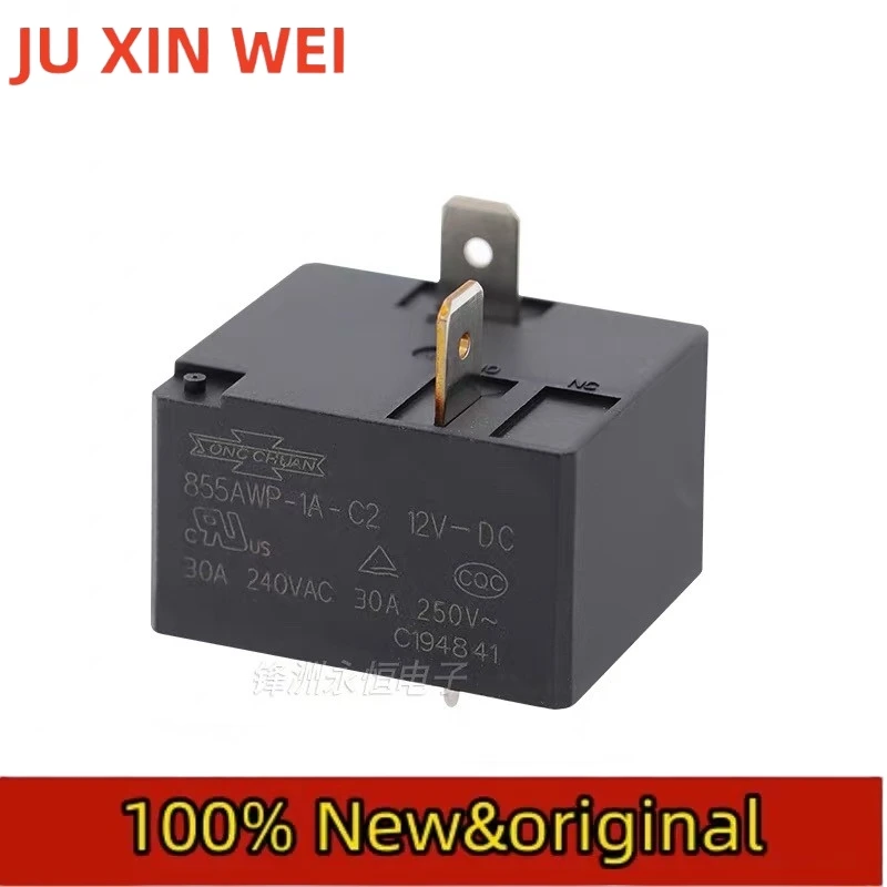 

5 шт. 855AWP-1A-C2 12vdc 30a оригинальное тайваньское мощное реле Songchuan для кондиционеров и водонагревателей