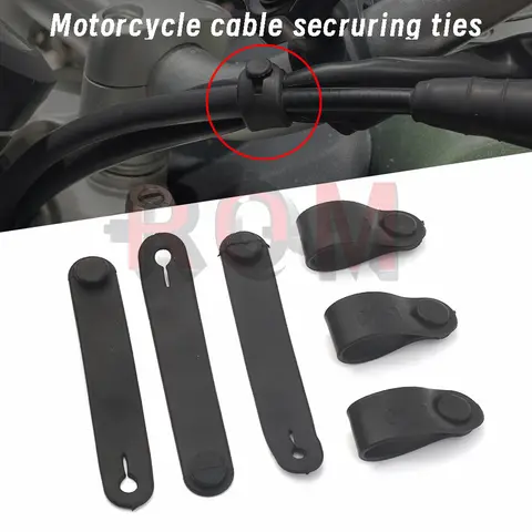 Kawasaki Vulcans 650 Versys 650 1000 ER6F ER6N ZX6R ZX10R ZX14R 오토바이 테이핑 스트레치 고무 케이블 고정 타이 부품