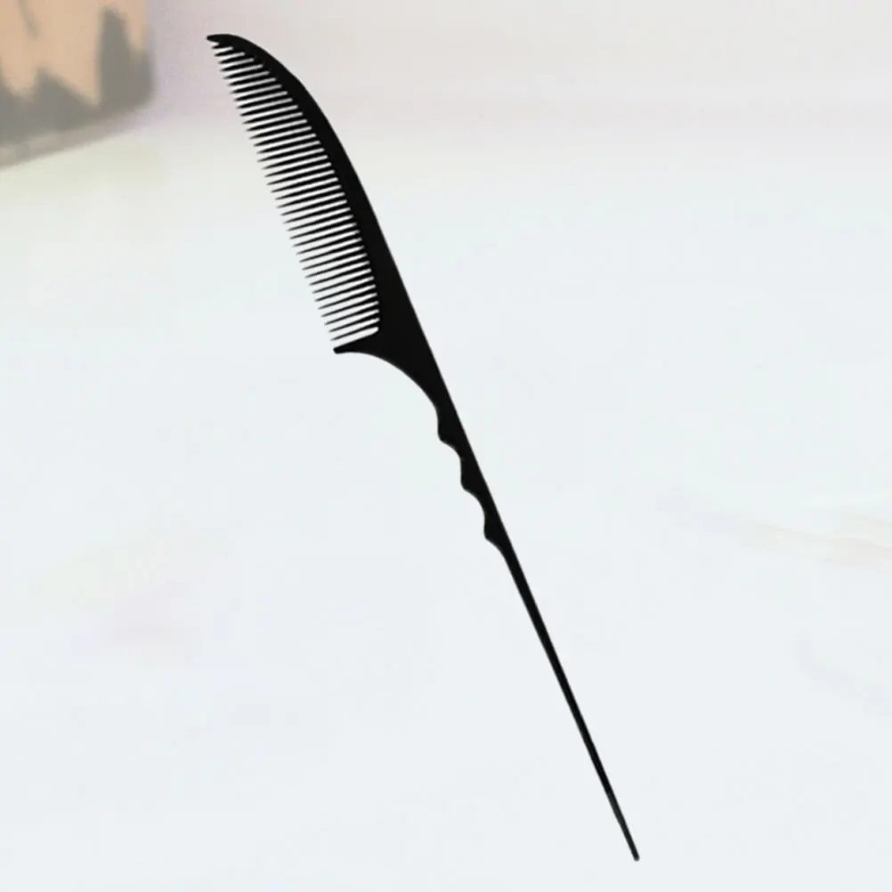 

1 pc Dense Tooth Pointed Tail Comb Pp Material Anti-Static Hairdressing Tool Comfortable Grip For Women Hair Styling Comb