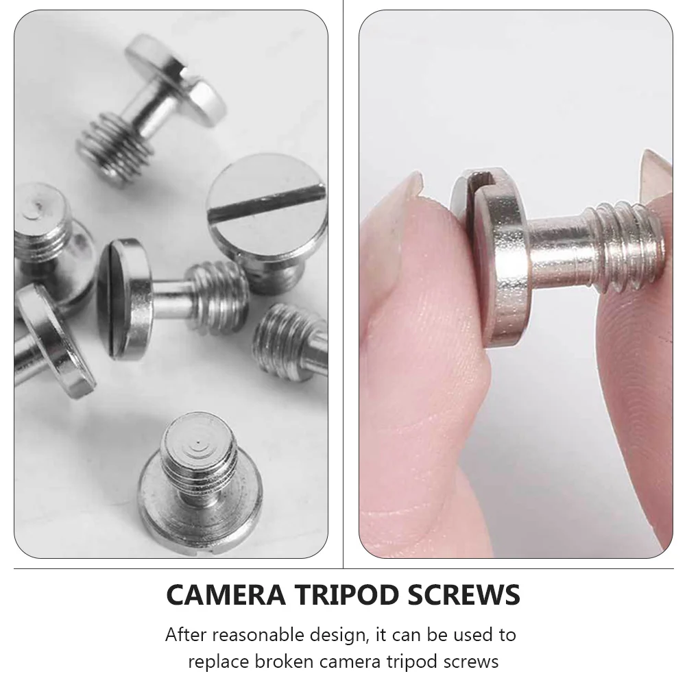 

5pcs 3/8 Inch Camera Screws Tripod Mounting Fixing Replacement For Camera Rig Quick Release Plate Parts Accessories