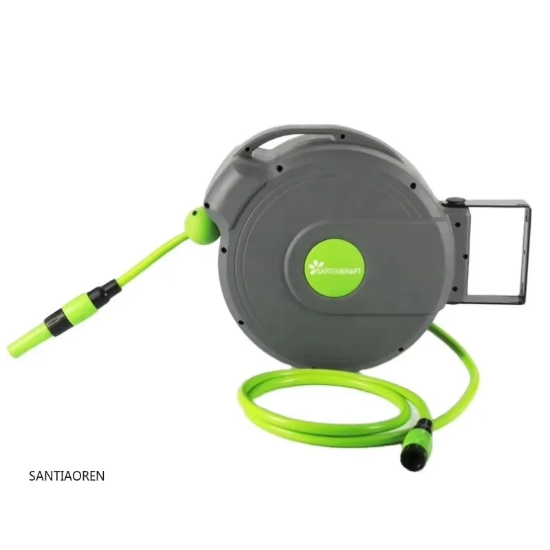 

Wear Proof Smooth Pipe Wall Mounted Heavy Duty Auto Rewind Hose Reel for Garden