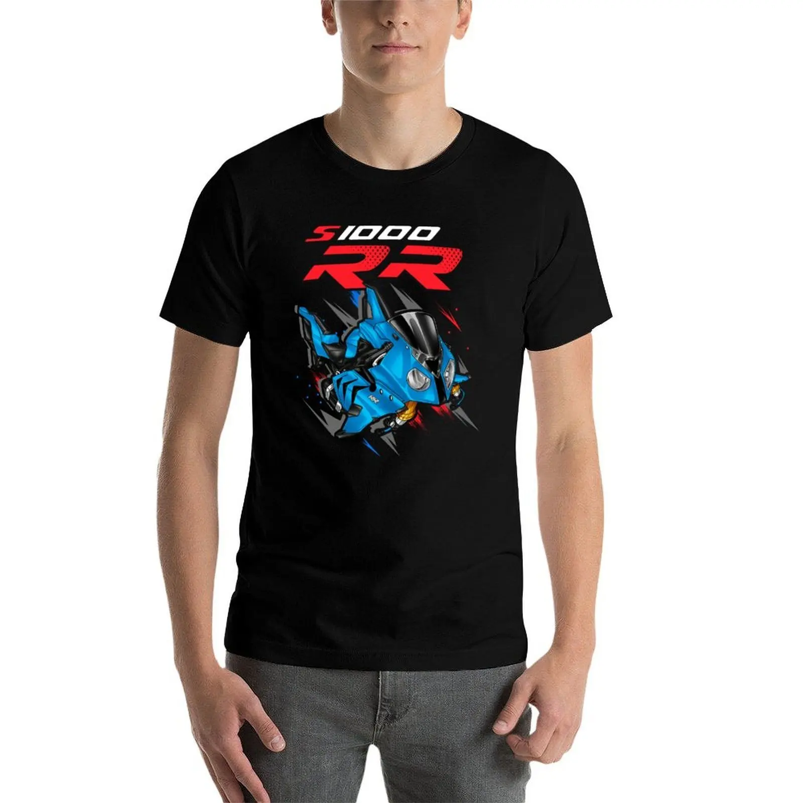 

Motorcycle S1000RR 2012 (Bluefire) for Motorcycle Riders T-Shirt men t shirt cotton 100% anime t shirts for man T-Shirt