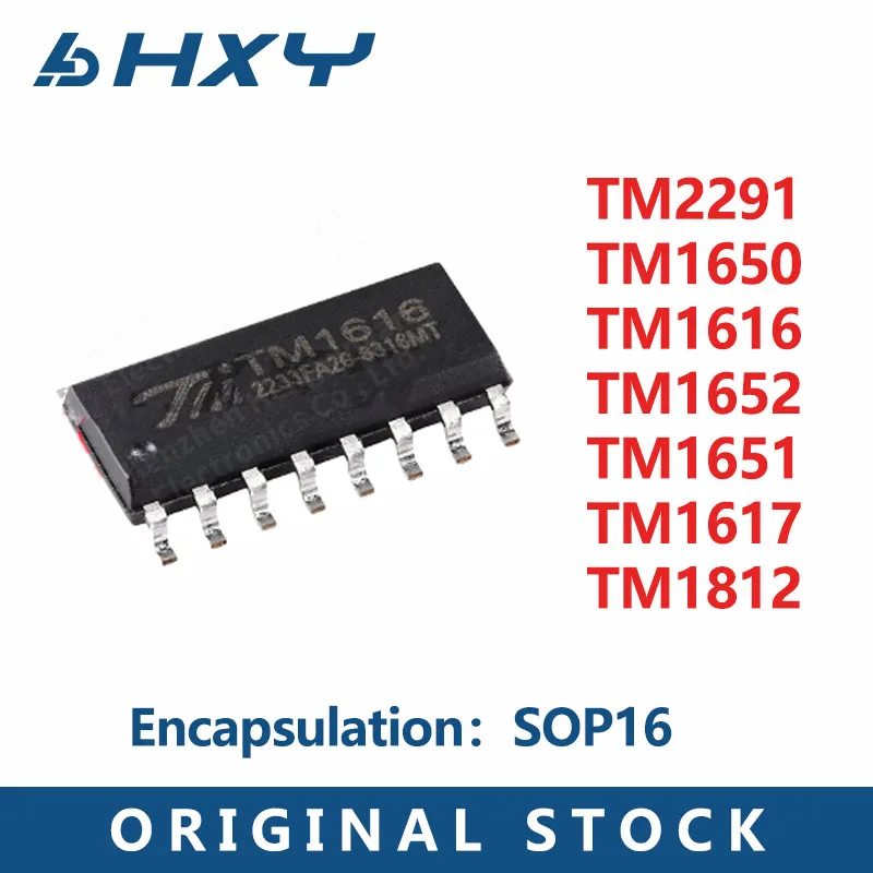 10PCS tm1616 tm1617 tm161650 tm1651 tm1652 tm2291 sop16 led Drive control chip in stock