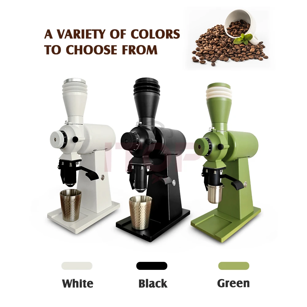 ITOP 90mm Coffee Grinder Updraded Titanium Flat Burr and DC Motor Espresso Bean Mill 110V 220V IT-CG-10G