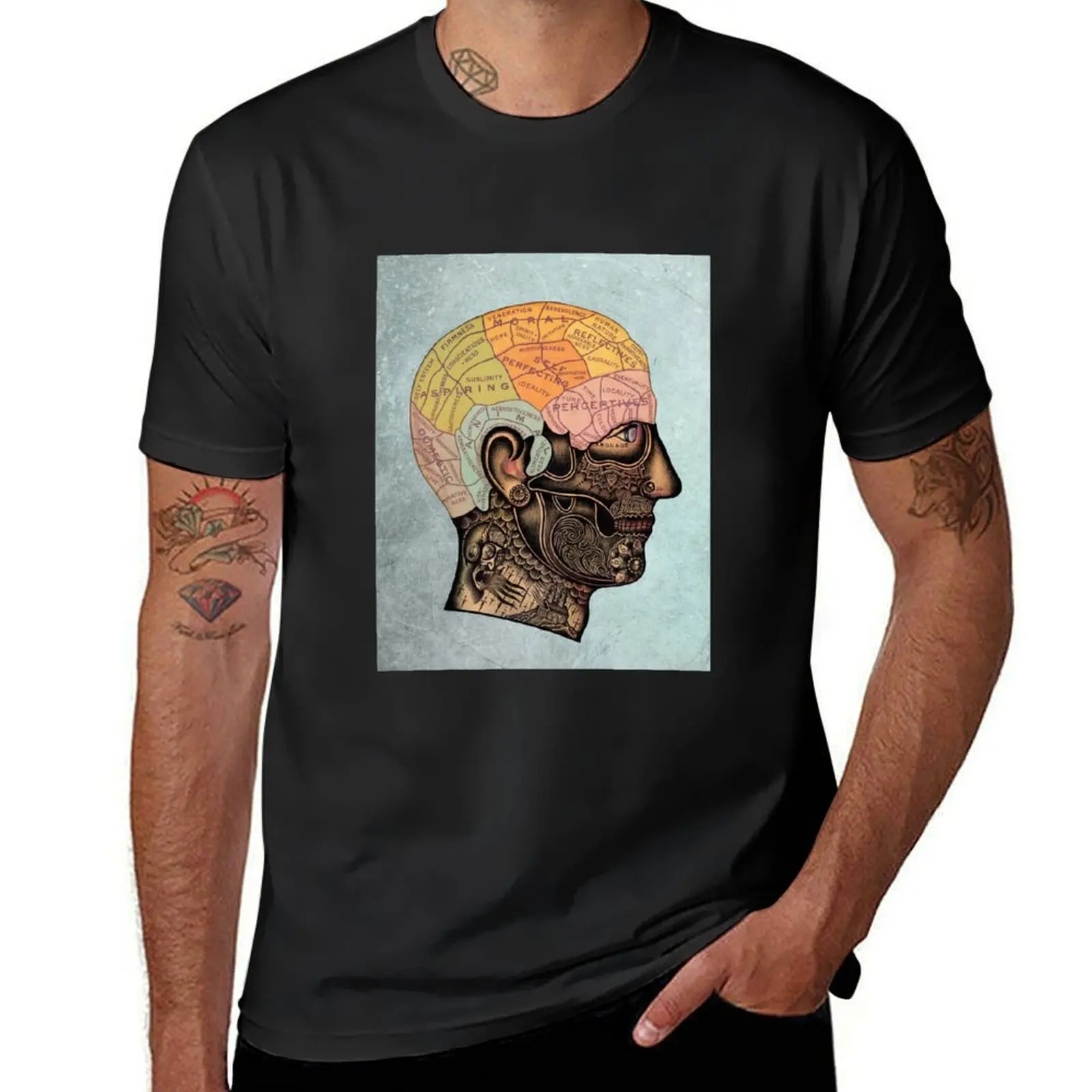 

Brain Anatomy T-Shirt summer top quick-drying anime clothes blanks designer t shirt men