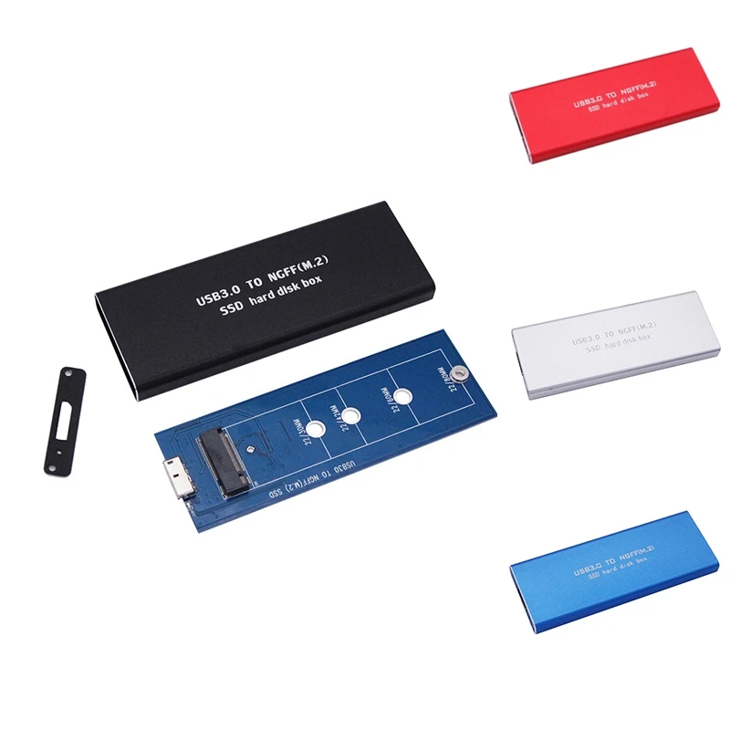 

B Ключ NGFF к USB3.0 SSD корпус M.2 SSD к USB3.0 Внешний SSD корпус SSD для 2230 2242 2260 2280