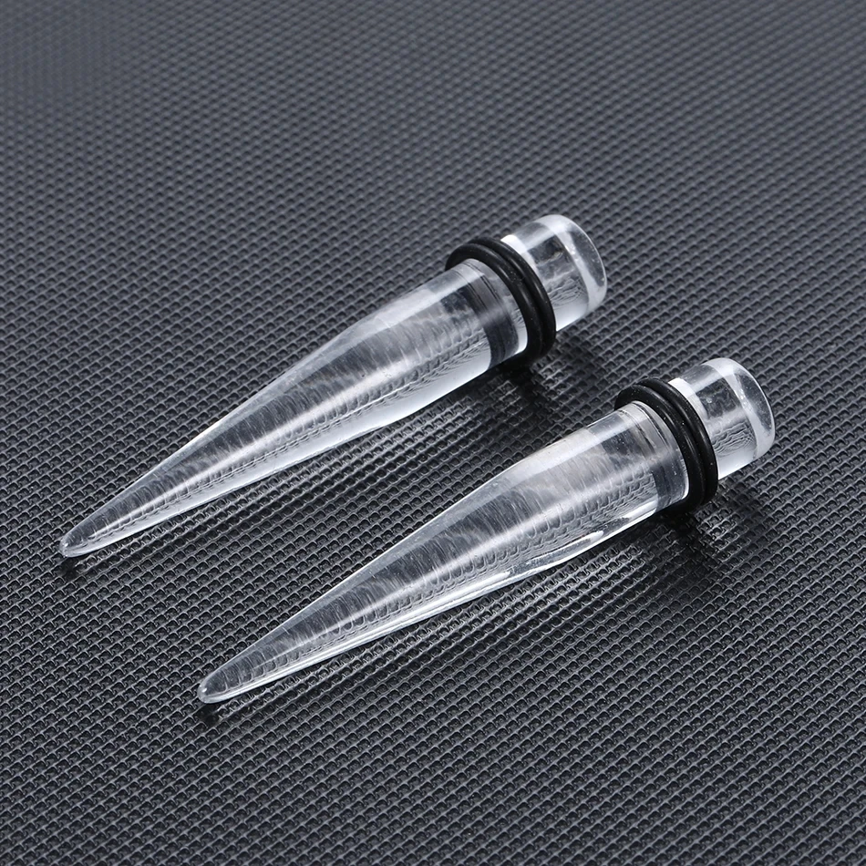 2Pcs/Lot Ear Tapers Tunnels and Plugs Earrings Piercing Ear Dilations Stretcher Expander for Tunnels Piercing Jewelry 1.6-16mm