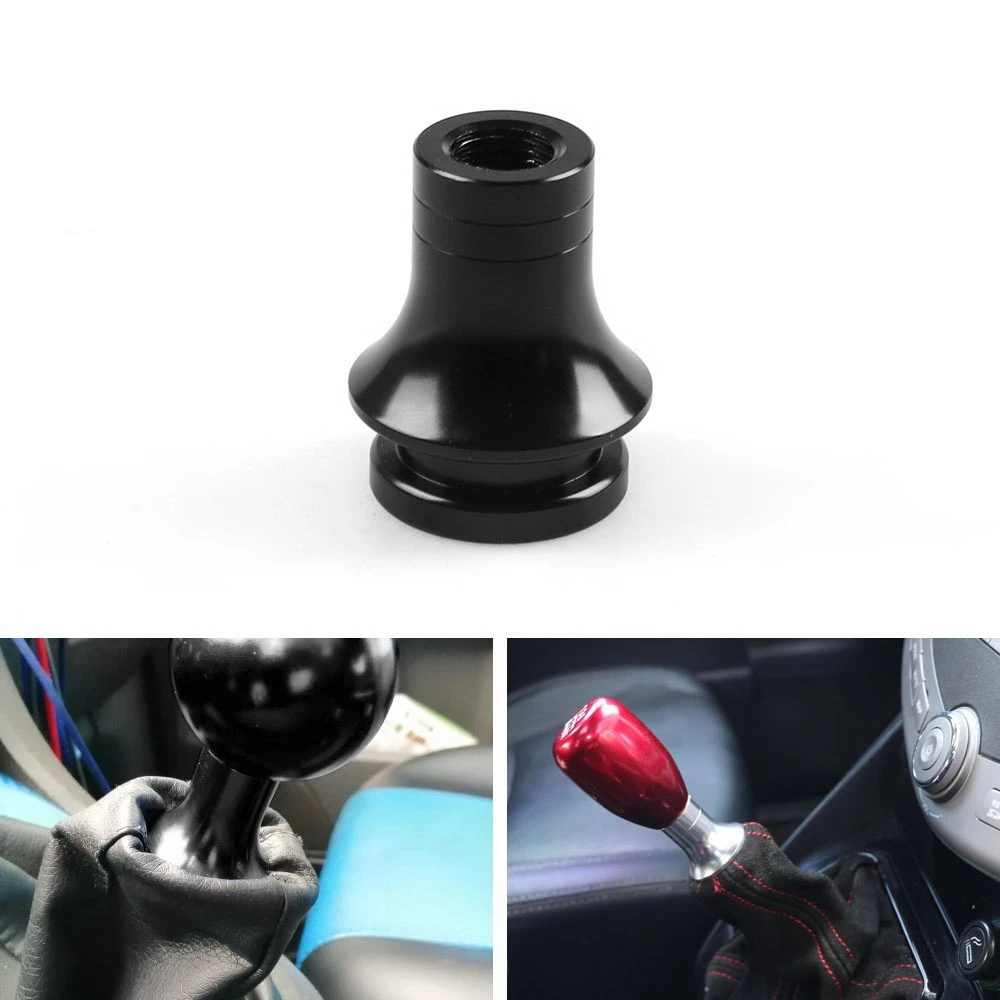 Shift Knob Adapter Shifter Knob Adapter Boot Retainer for Manual Gear Shifter Lever for Subaru Toyota Ford M12X1.25