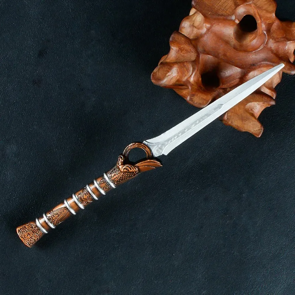 In Stock 15cm Anime Game Figure Peripheral Model Craftsmanship Metal Sword Prop Desktop Decorative Ornaments Birthday Gift Toys