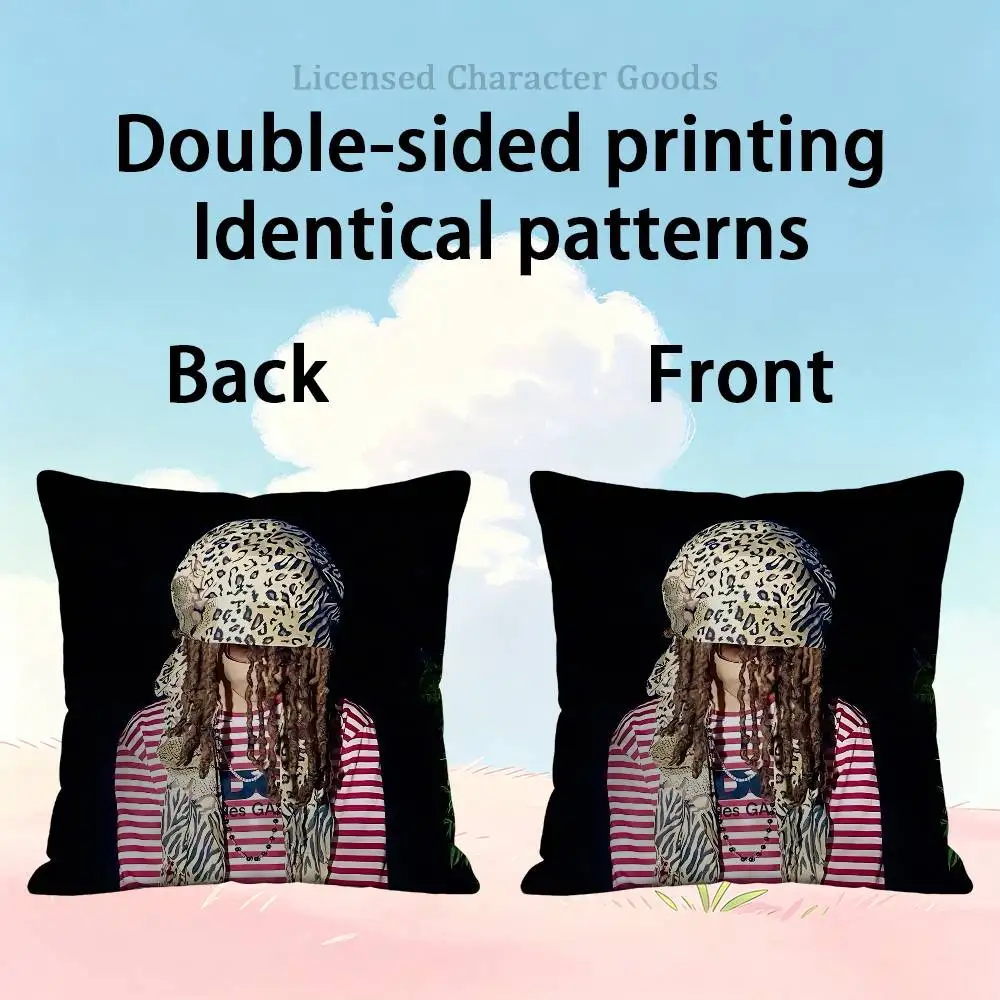 C-Che R-Romani Rest In Bass Double Sided Print Soft Throw Pillow Cover Washable RV Camper Interior No Insert