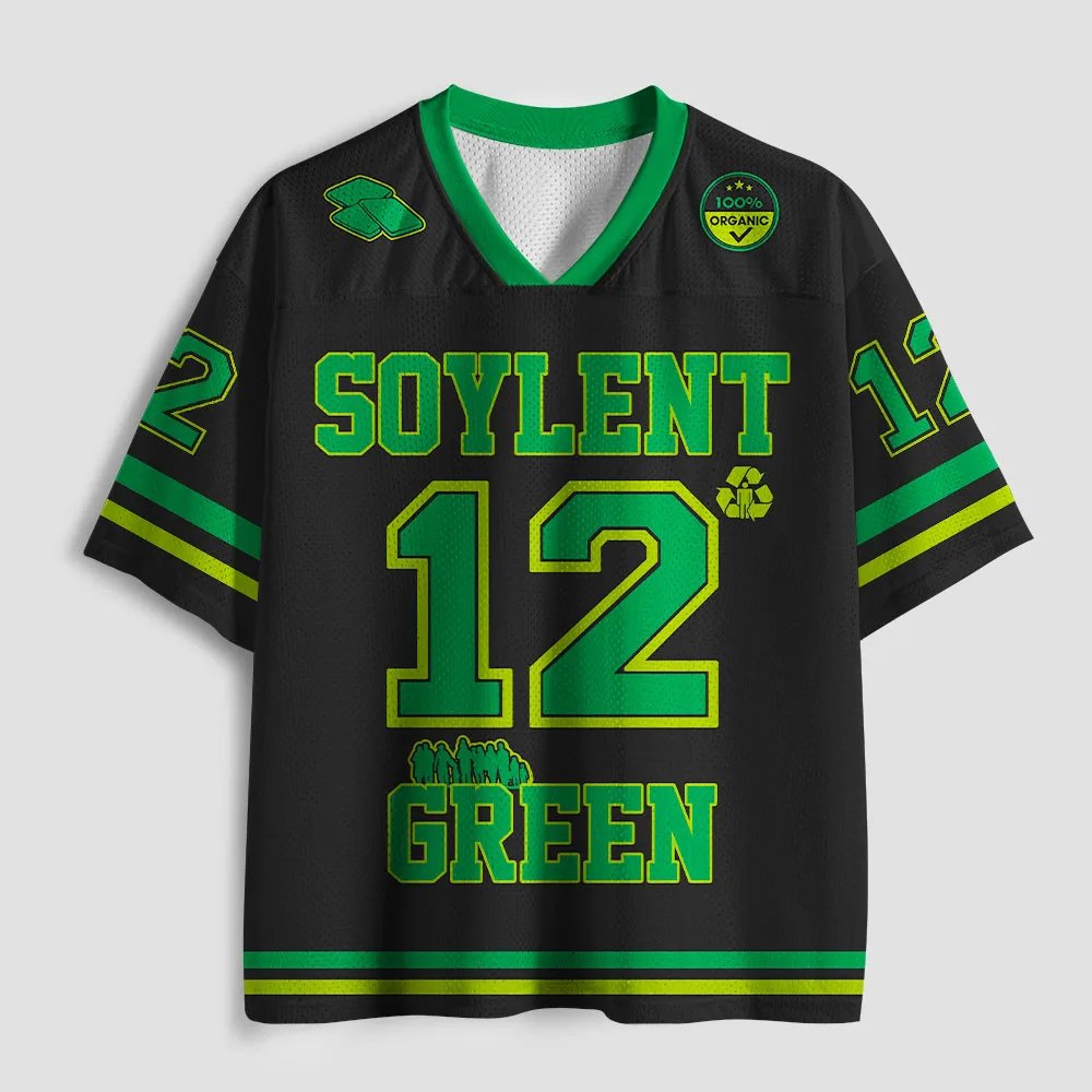 2026 new unisex mesh T-shirt V-neck lightweight breathable polyester mesh retro nostalgic printed casual sportswear