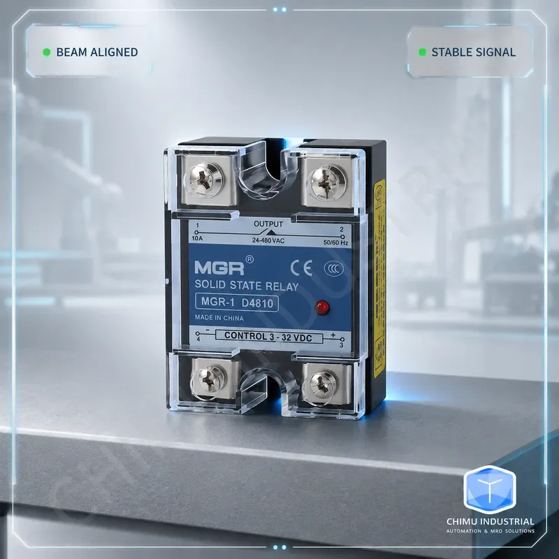 【CHIMU INDUSTRIAL】 MEGEL Single Phase Solid State Relay SSR MGR-1 D4810 25 40 60 80 DC Control AC