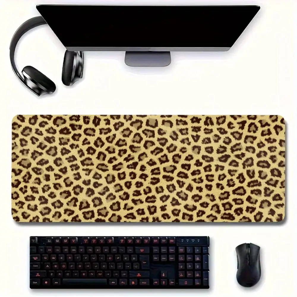 L-Large L-Leopard p-pattern MINISO Mouse Pad Large Mouse pad for home office Waterproof desk Mouse pad gaming Mouse pad