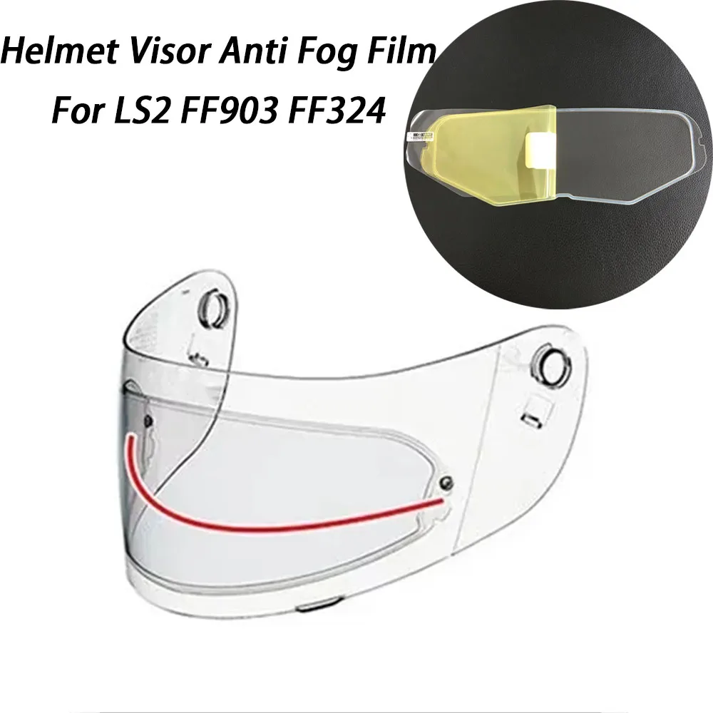 

Motorcycle Lens Anti Fog Film Accessories For LS2 FF903 FF324 Helmet Visor Film Anti Fog