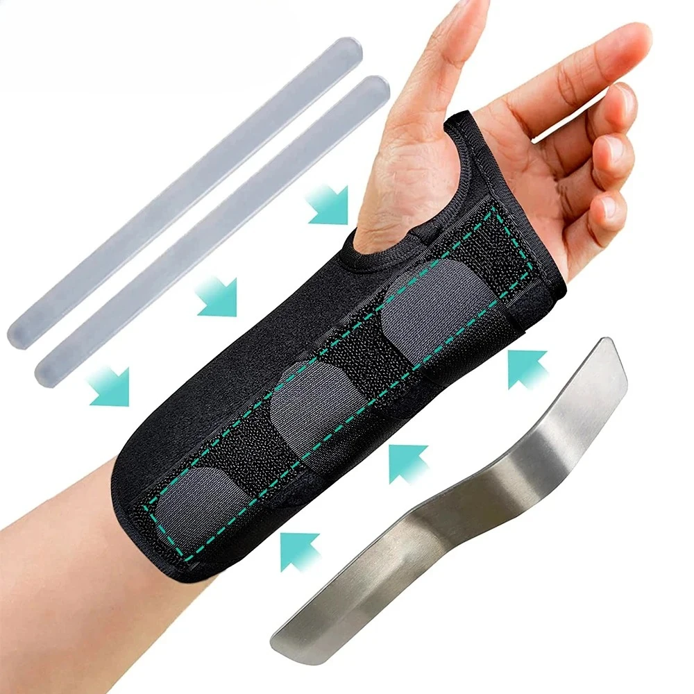 

1 PC Wrist Brace for Carpal Tunnel Relief Night Support, Support Hand Brace with 3 Stays, Adjustable Wrist Support Splint Unisex