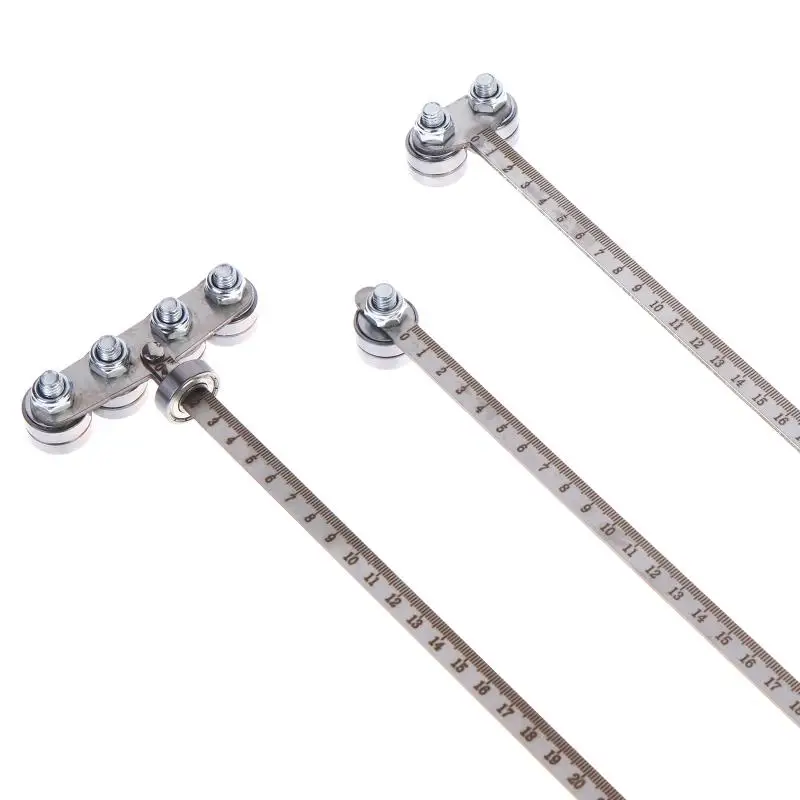 Stainless Steel Bearing Circular Saw Guide Rail Ruler Adjustable Straight Cut Guide Adjustable For DIY Carpentry Precision Cut