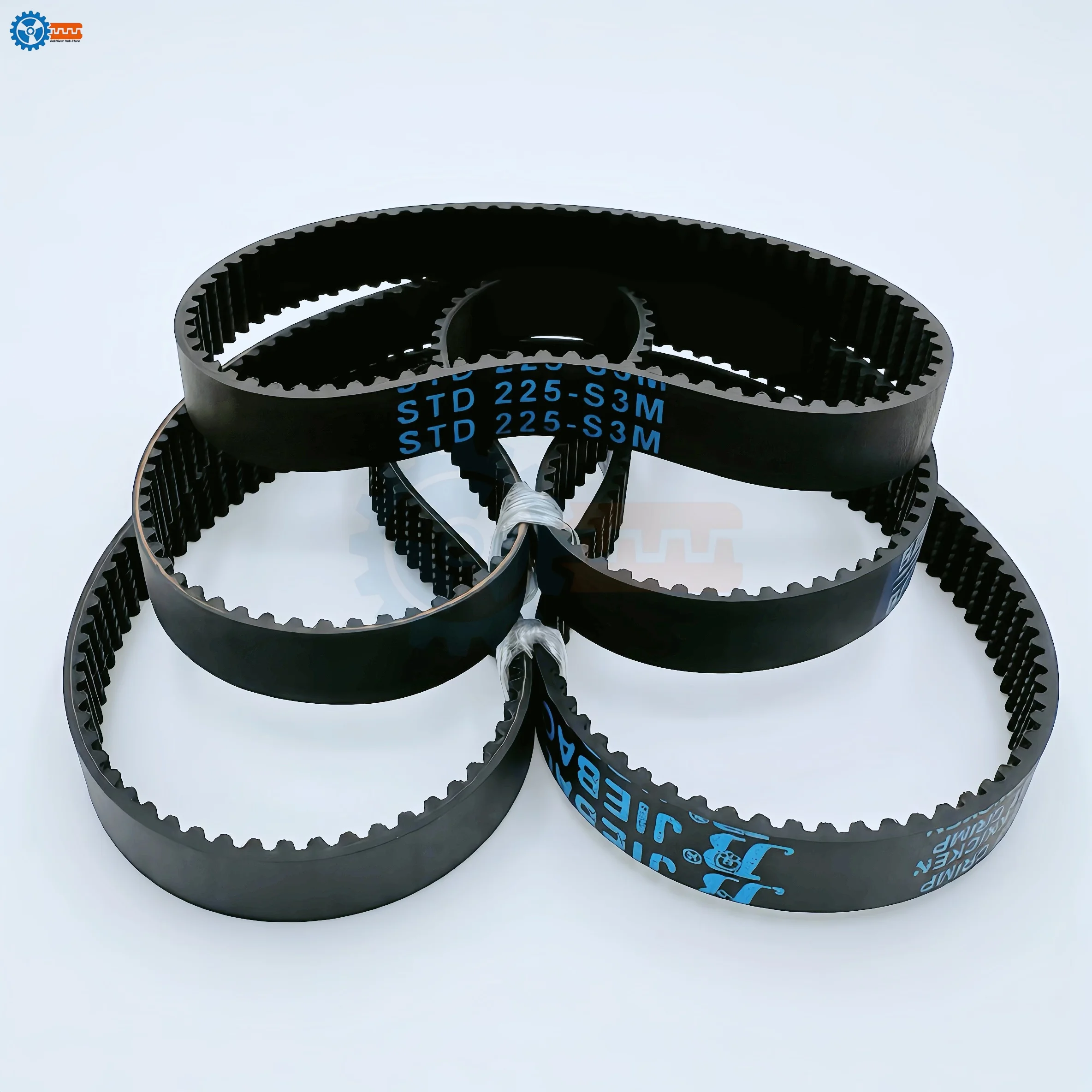 STD STS S3M Timing Belt Length 156 159 162 165 171 174 177 180 183 186 189-S3M Width 3 4 5 6 7 8 9 10mmRubber Closed-Loop Pulley