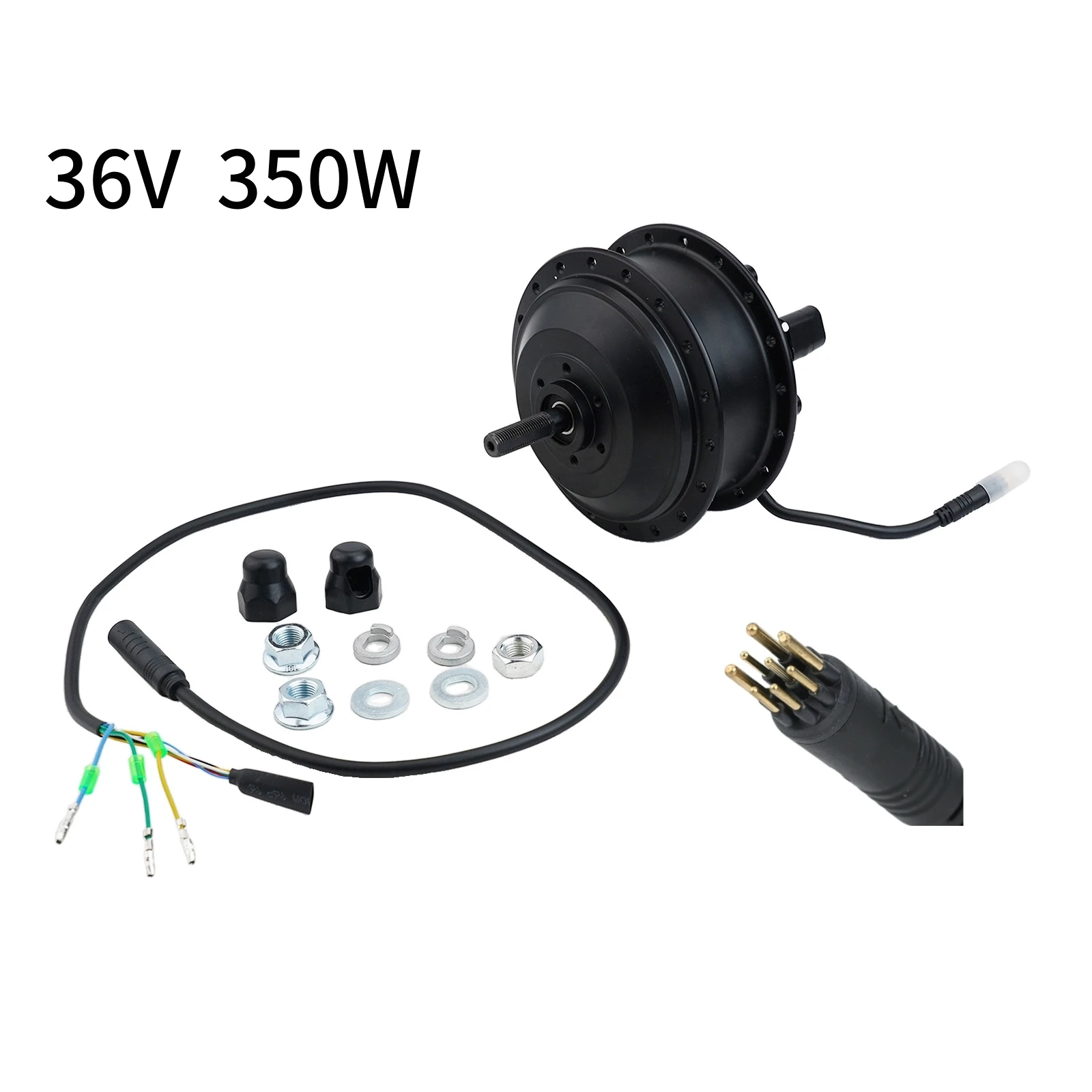 9pin كابل المحرك فرش محور المحرك دراجة كهربائية ترقية مناسبة لعجلات 16 ''إلى 29'' المعدنية والمواد النحاسية #3