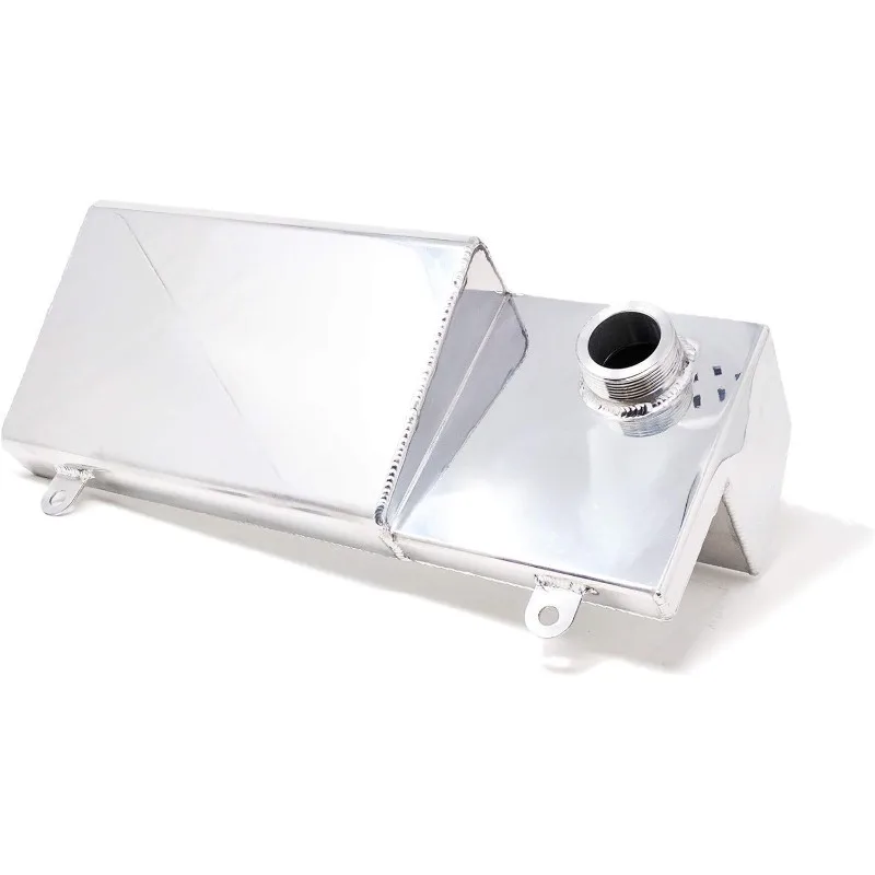 

Rev9(AT-FM96) Aluminum Coolant Tank Replacement compatible with Mustang 96-04 V8 Only, Cobra, SVT, 5.0 (Cap Not Included)