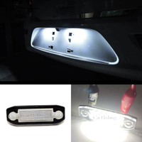 White LED light Error Free Number License Plate Lights for Volvo S80 XC90 S40 V60 XC60 S60 C70 V50 XC70 V70 LED Tag Lights