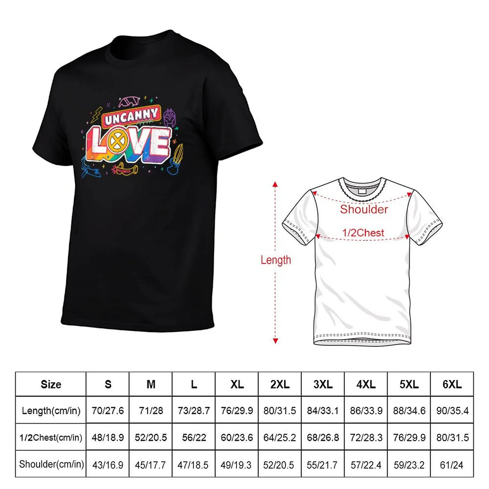 X-Men Uncanny Love Pride T-Shirt Fitness Quick Dry Short Sleeve Top