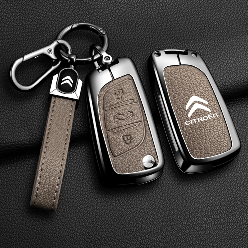 سبائك الزنك سيارة الوجه مفتاح القضية غطاء شل فوب لسيتروين C1 C2 C3 C4 C5 C6 VTS كسارا C-Crosser بيرلينجو ثاب DS3 DS4 DS5 DS6 #4