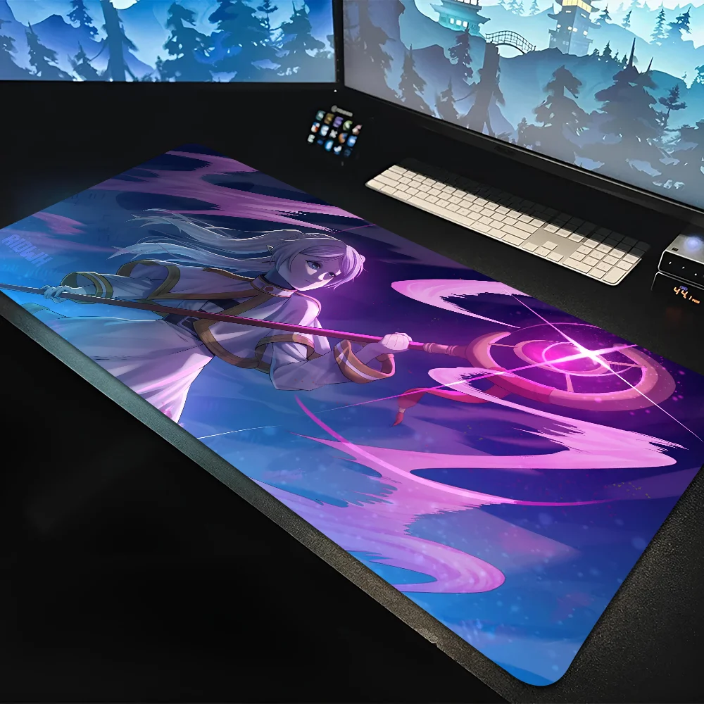 

1pc F-Frieren Beyond Journey's End Non-slip Mouse Pad Suitable For Office Computers Laptops E-sports Game Desk Mats XXL Keyboard