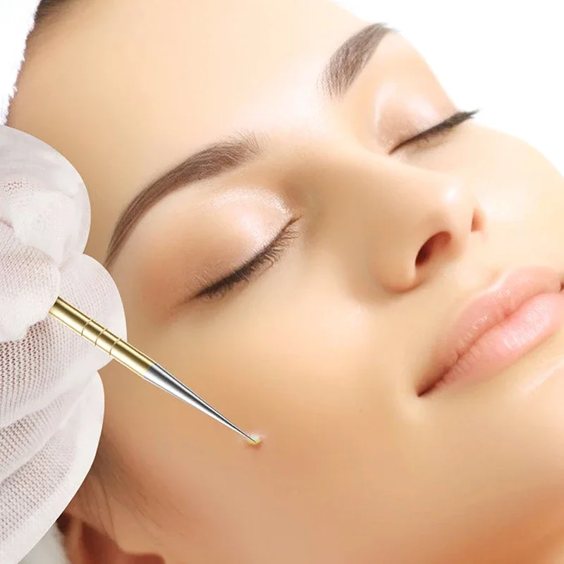 0.01mm Mee-eter Comedo Acne Puistje Smet Extractor Remover Rvs Naalden Verwijderen Gereedschap Gezicht Huidverzorging Porie Cleaner