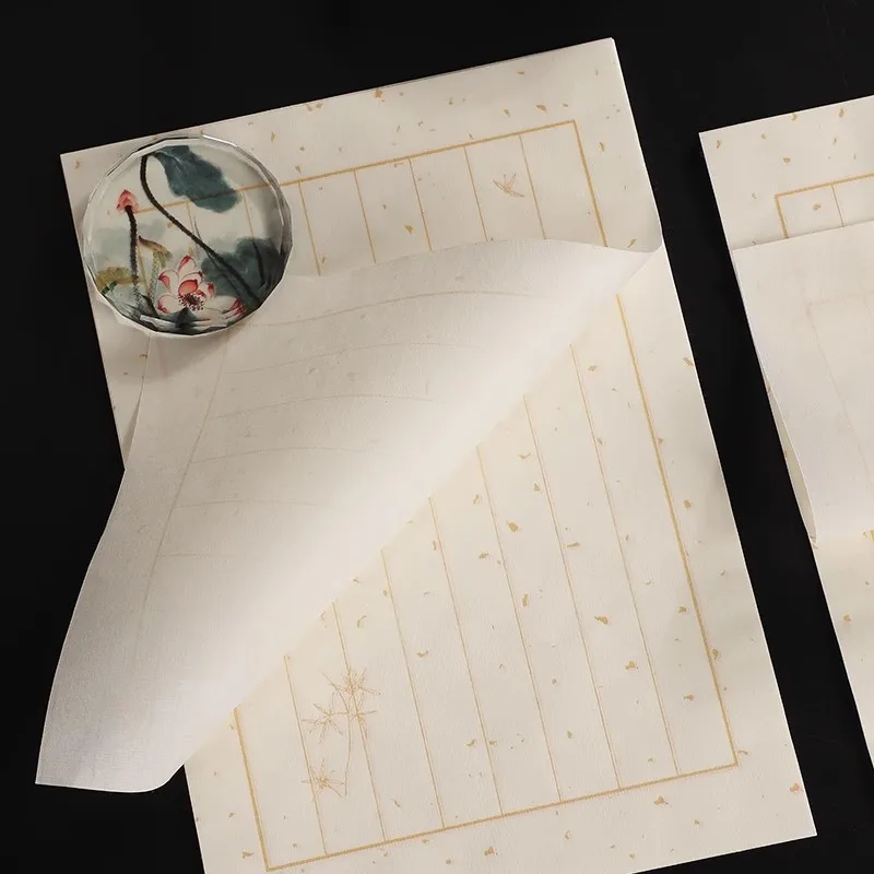 Chinese Style Round Shape Transparent Clear Glass Paperweight Paper Weight Circular Ornament