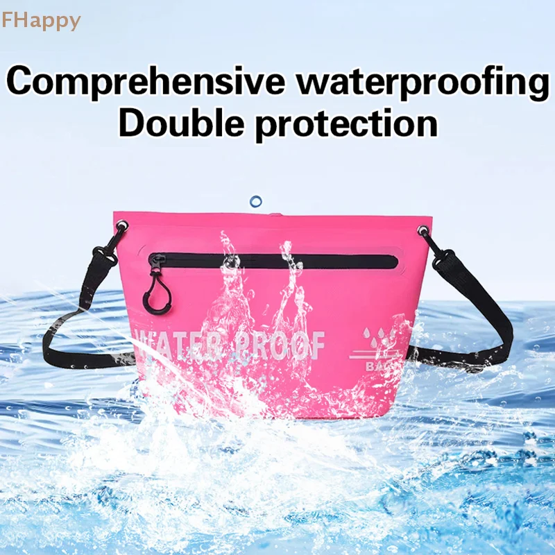 Waterproof Dry Bag Handbag Minimalist Handheld Makeup Bag, One Shoulder Waterproof Swimming Bag, Outdoor Travel Small Toilet Bag