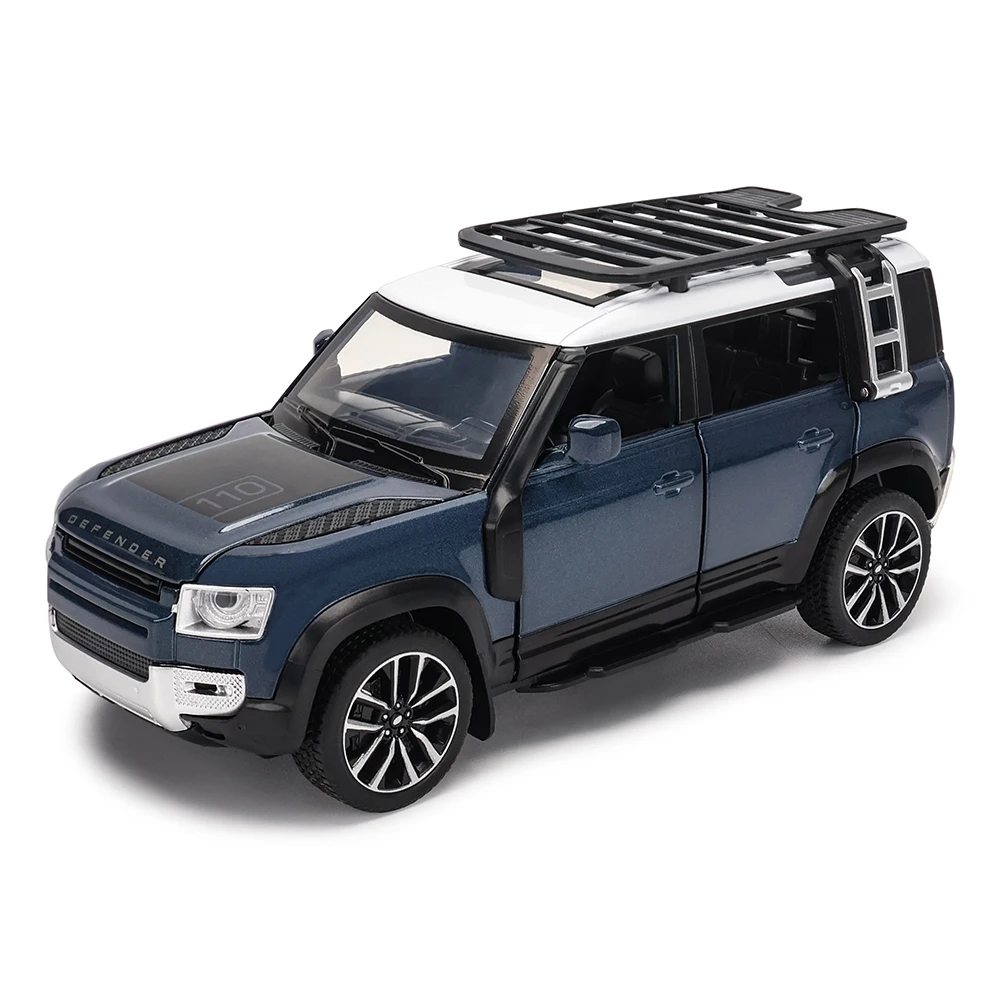 1:32 Land Rover Defender 110 alloy super toy car Die-casting model collection gift toy simulation model genuine authorization