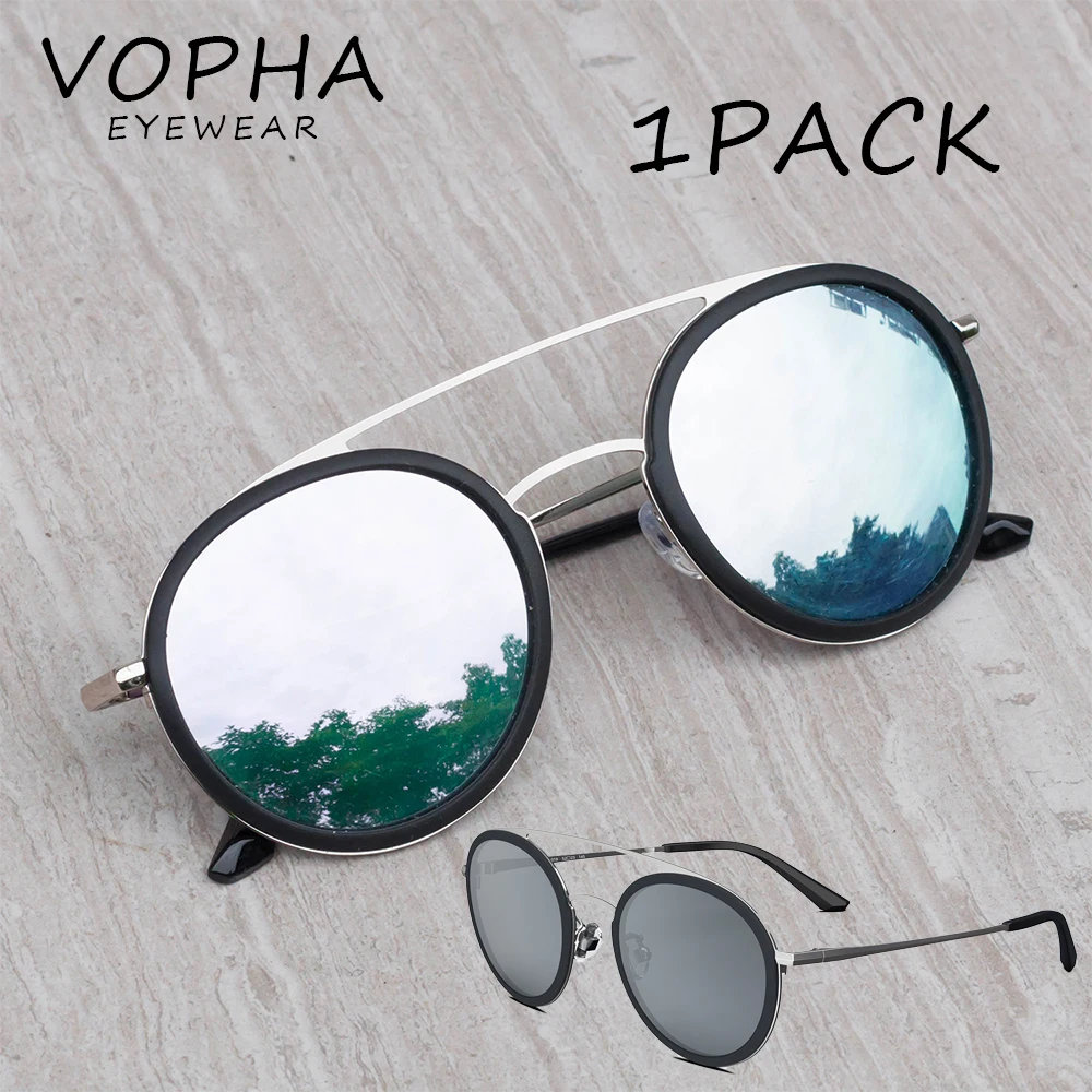 1pc VOPHA Retro Sonnenbrille Frauen Mode Spiegel Sonnenbrille für Männer Klassische Shades Fahren Brillen Männlich Weiblich Modell PA019
