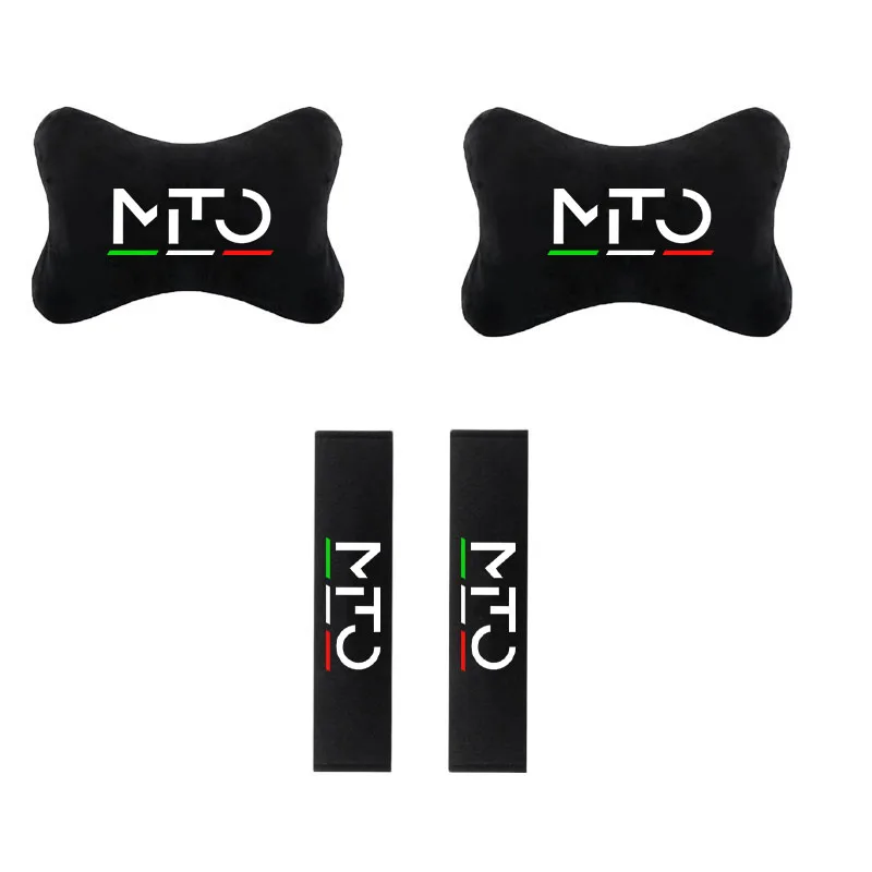 Car Seat Belt Shoulder Cushion Pad Protection Headrest Restraint Neck Support Pillow for MITO Auto Accessories