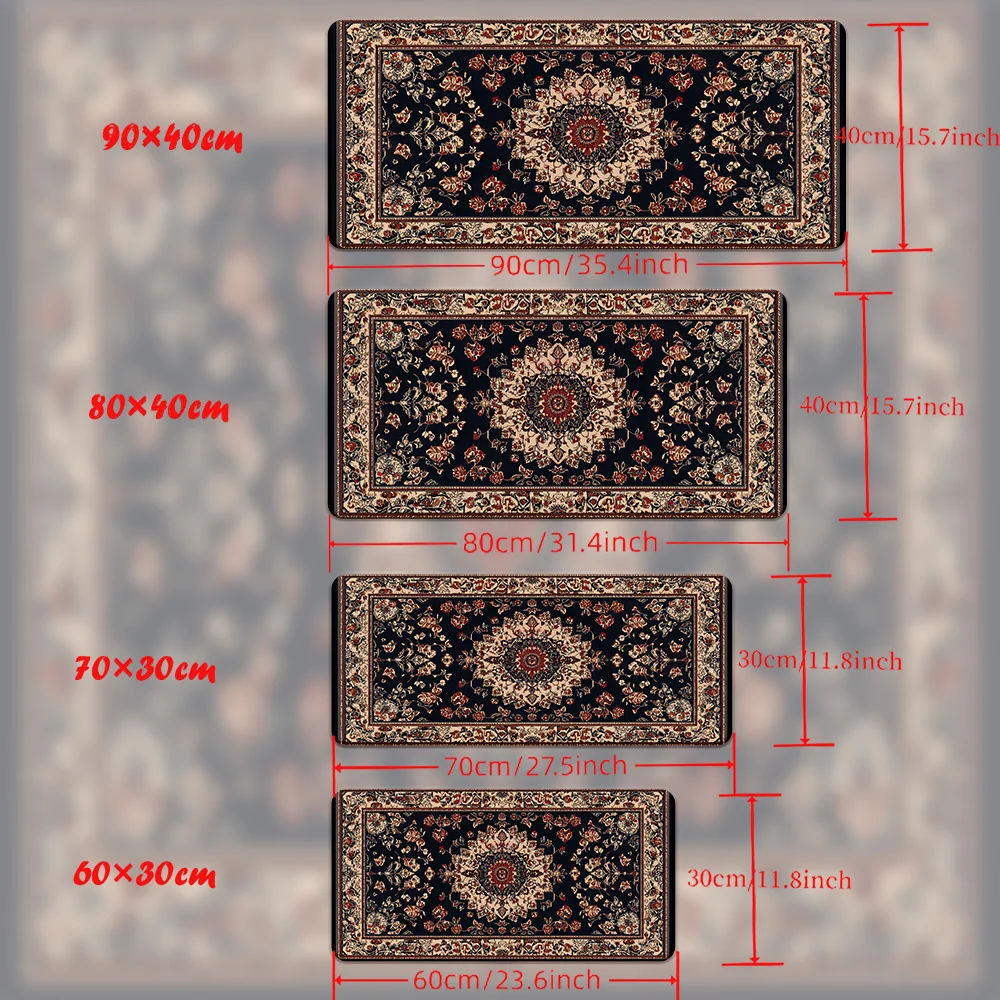 The Bohemian pattern high-definition printed XXL mouse pad multi-functional desk mat is suitable for gamers and home use